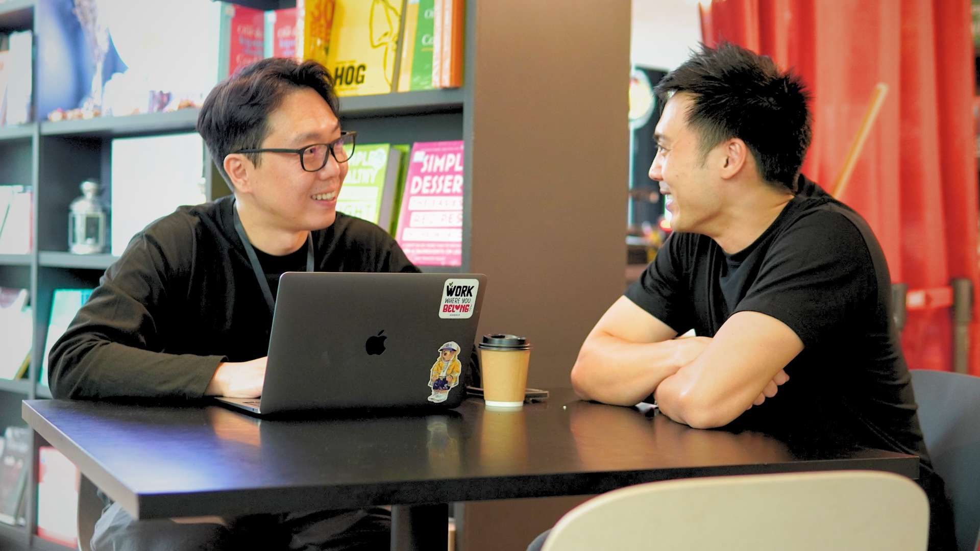 Reuben Ch’ng in a strategy session with a client